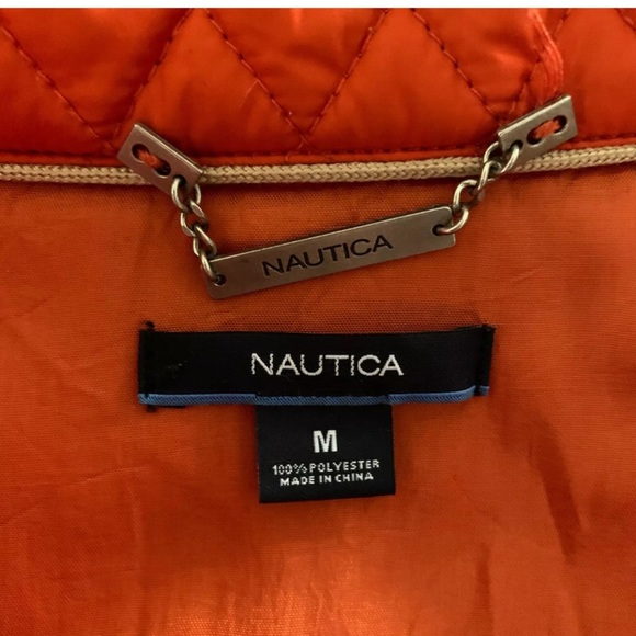 NAUTICA Orange Quilted Coat - Picture 4 of 4